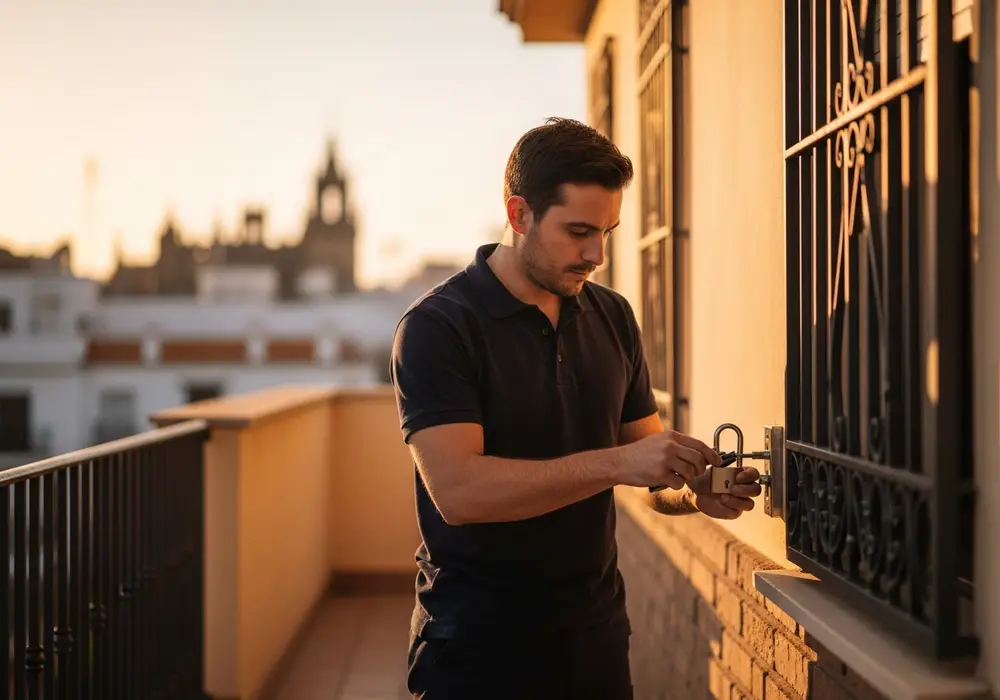 Cambio de cerradura completa en una vivienda de Bellavista, Sevilla, realizado por Cerrajero KeySevilla